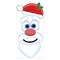 Party Central Club Pack of 12 Red and White Santa Claus Face Christmas Door Covers 5'